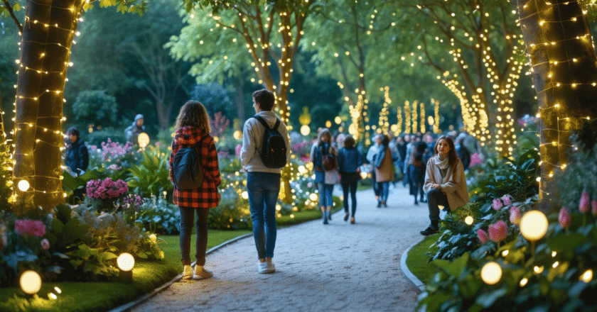 Découvrez les illuminations féeriques du jardin des plantes