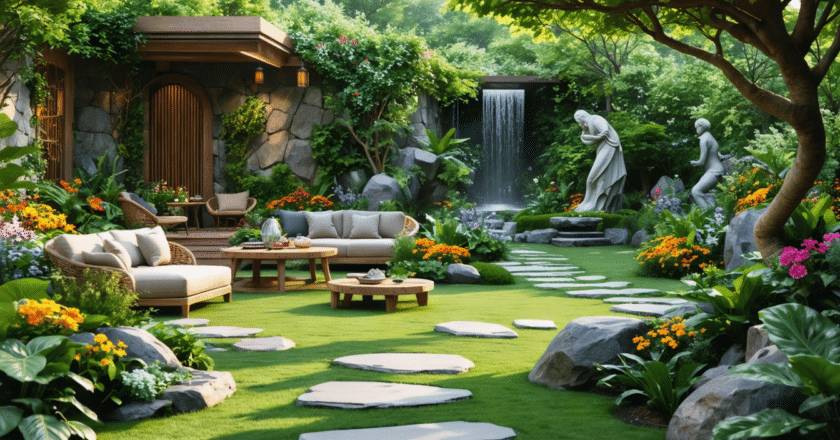 Idées créatives pour une décoration de jardin harmonieuse