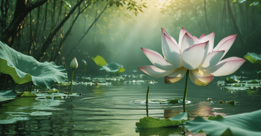 La fleur de lotus : symbole de sérénité et de sagesse