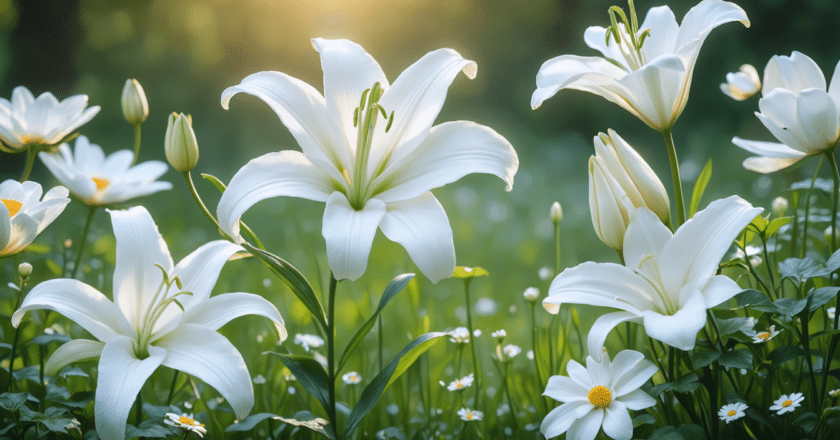 La signification des fleurs blanches dans la nature