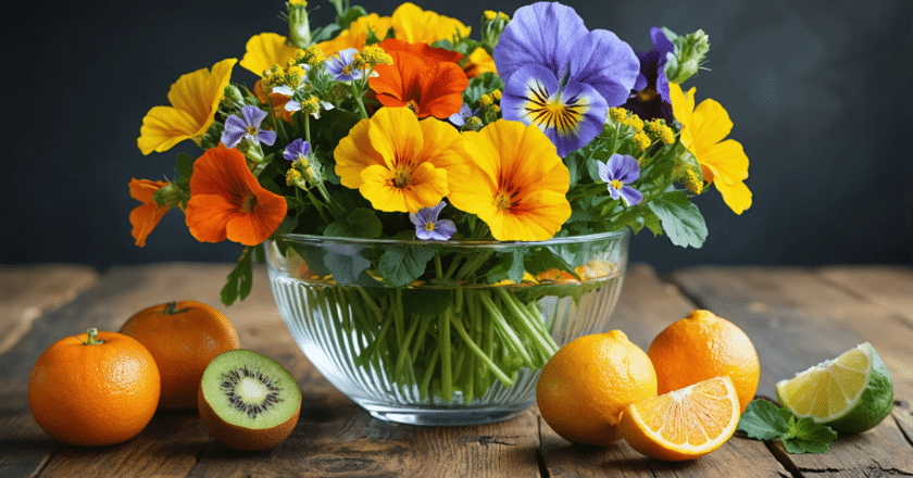 Les bienfaits des fleurs comestibles dans notre alimentation