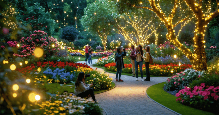 Les illuminations du jardin des plantes : un spectacle féérique à ne pas manquer