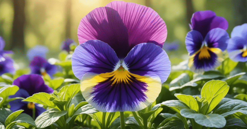 Tout savoir sur la fleur pensée : caractéristiques et entretien