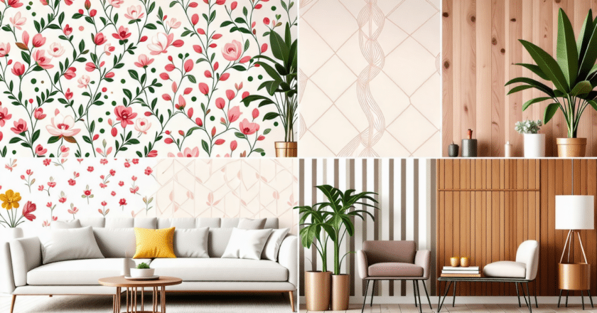 4 Murs papier peint : comment choisir les motifs adaptés à votre intérieur​