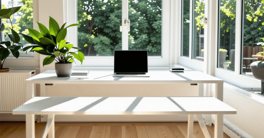 Bureau blanc : créer un espace de travail épuré et lumineux​