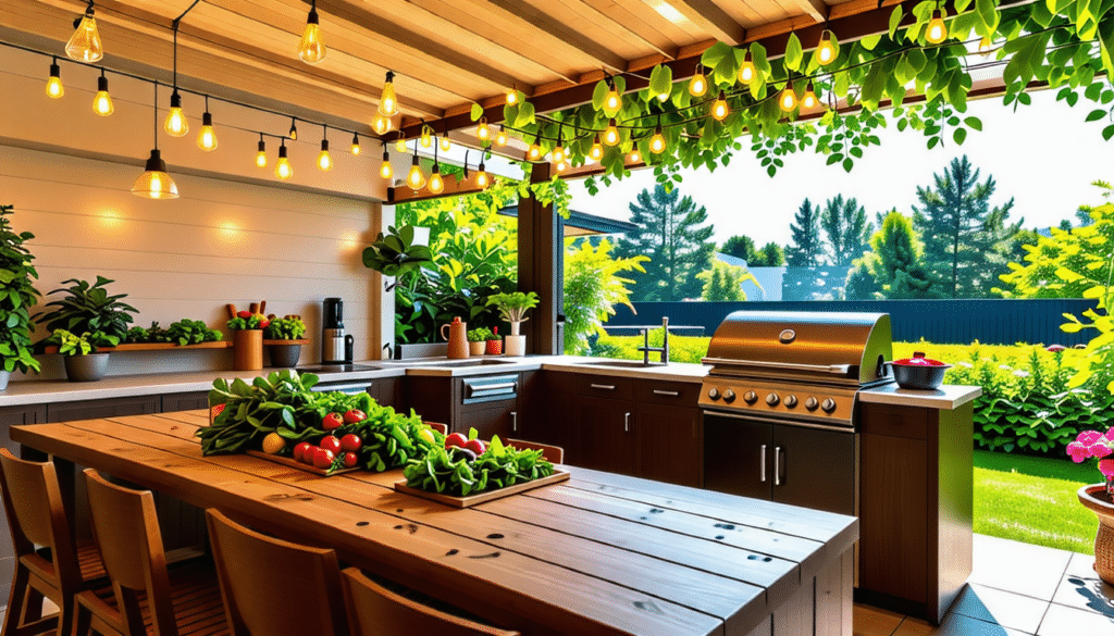 découvrez nos conseils pour aménager votre espace culinaire extérieur et profiter d'une cuisine d'été réussie. apprenez à optimiser votre jardin ou votre balcon avec des équipements pratiques, des idées de décoration et des astuces pour cuisiner en plein air avec style et confort.
