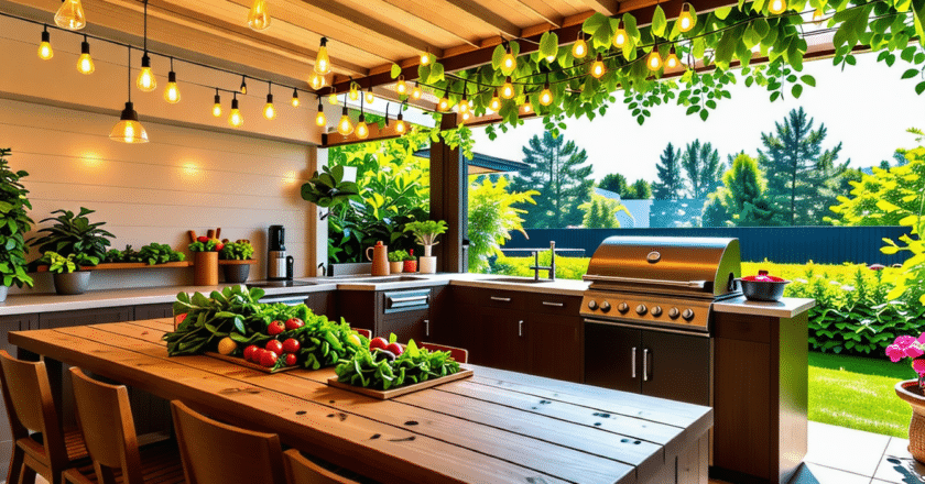 Cuisine d’été : conseils pour aménager un espace culinaire extérieur​