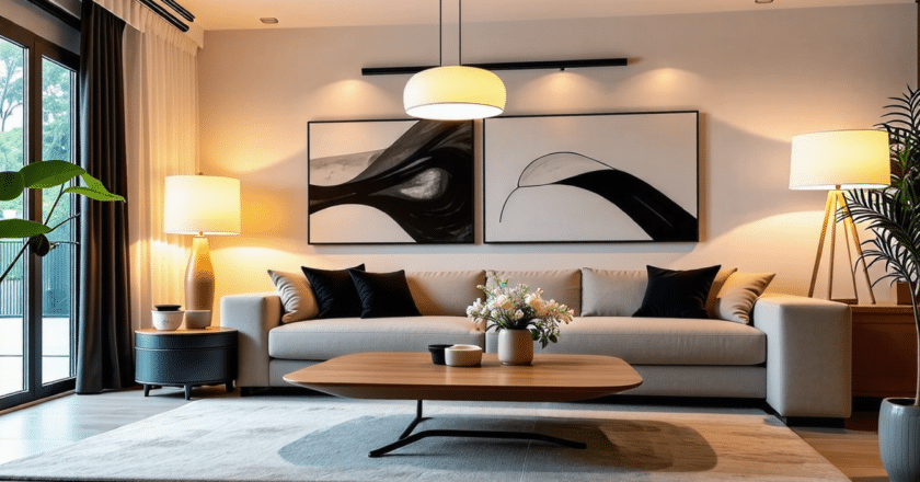 Luminaire salon : éclairer votre pièce à vivre avec style et efficacité​