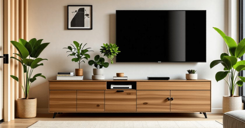 Meuble TV Conforama : options design pour sublimer votre coin multimédia