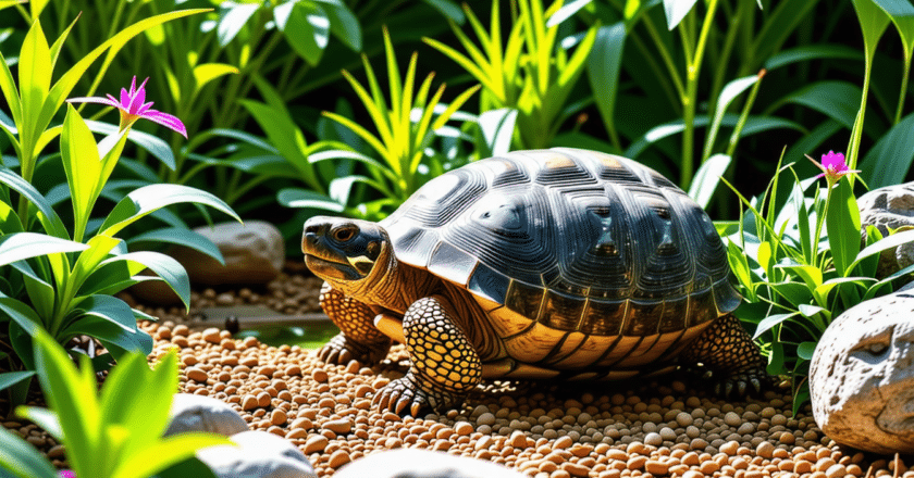Tortue de terre : aménager un habitat adapté pour ce reptile dans votre jardin​
