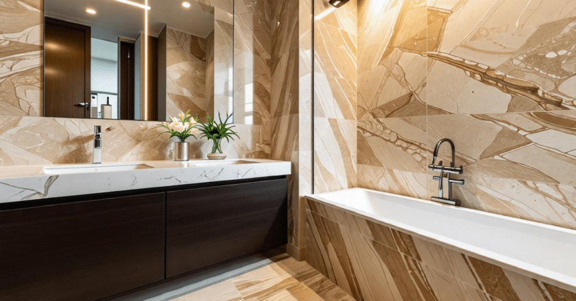 Travertin salle de bain : pourquoi choisir cette pierre naturelle pour vos revêtements​