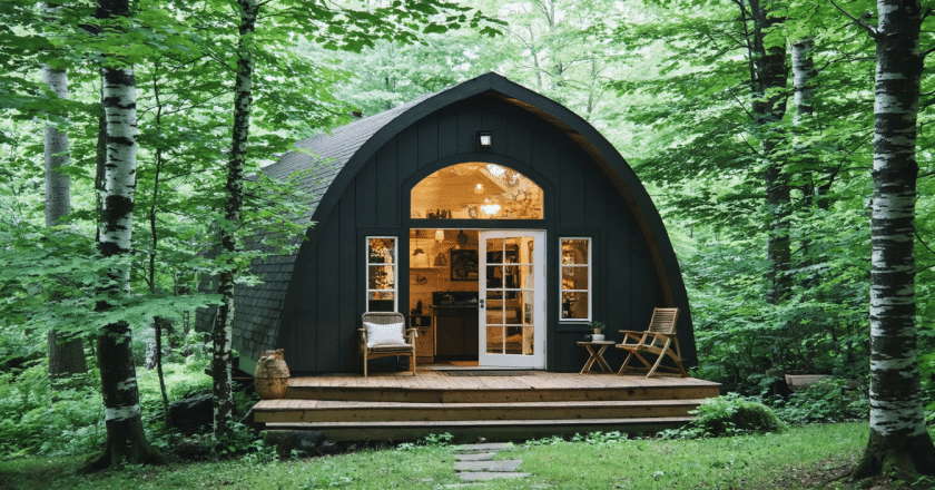 Au Canada, une maison en U se transforme en un véritable sanctuaire du slow living