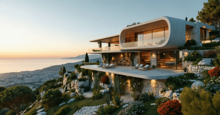 Une maison innovante sur les hauteurs de Nice réinvente le style méditerranéen