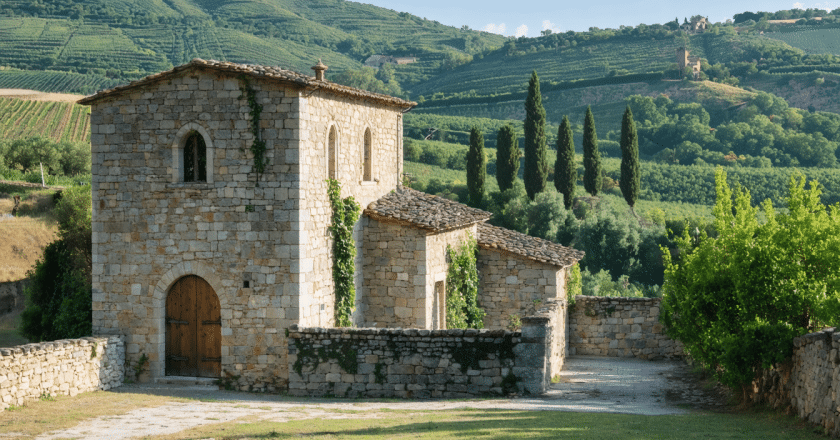 Au cœur de la Toscane, un ancien monastère se transforme en un écrin de pierres enchanteur