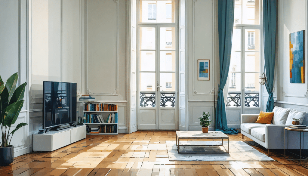 explorez l'élégant appartement de 61m² à paris conçu par l'architecte juliette rubel, alliant modernité et charme parisien. une visite fascinante au cœur d'un espace unique où chaque détail raconte une histoire.