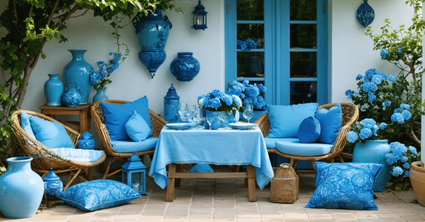 Le bleu en décoration : l’allié idéal pour sublimer votre été