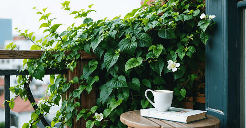 Découvrez cette plante grimpante à croissance rapide idéale pour préserver votre intimité sur le balcon