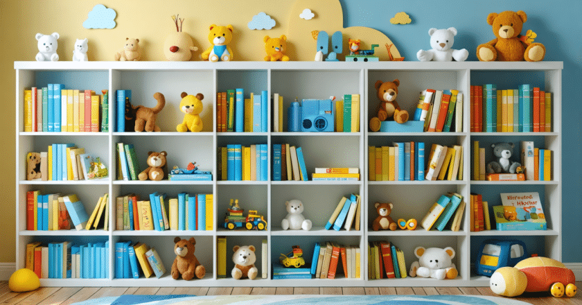 Des étagères à livres ludiques pour enfants : décoratives et favorisant l’autonomie
