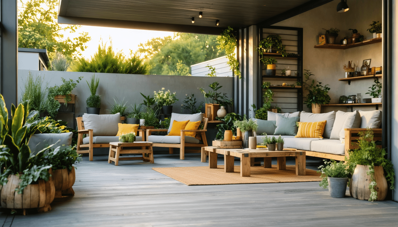découvrez comment concevoir votre terrasse 2026 avec des matériaux durables et une palette de couleurs chaudes pour un espace extérieur à la fois tendance, écologique et accueillant.
