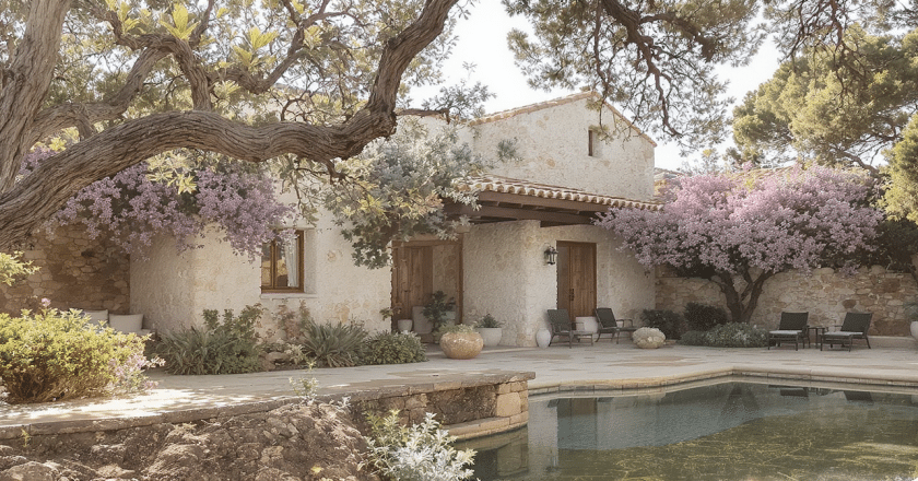 À Ibiza, une villa familiale célèbre pour ses matériaux audacieux et authentiques