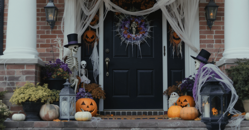 Halloween : des inspirations effrayantes pour embellir votre porte d’entrée