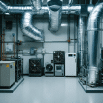 Local technique compact : ventilation, bruit et accès maintenance