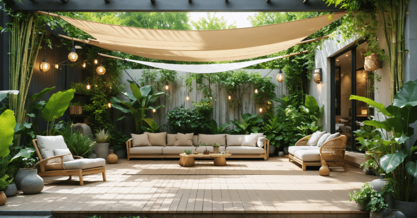 Occultation de pergola : toiles rétractables, canisses et alternatives durables