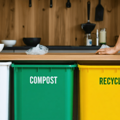 Tri des déchets en cuisine : intégrer des modules par flux