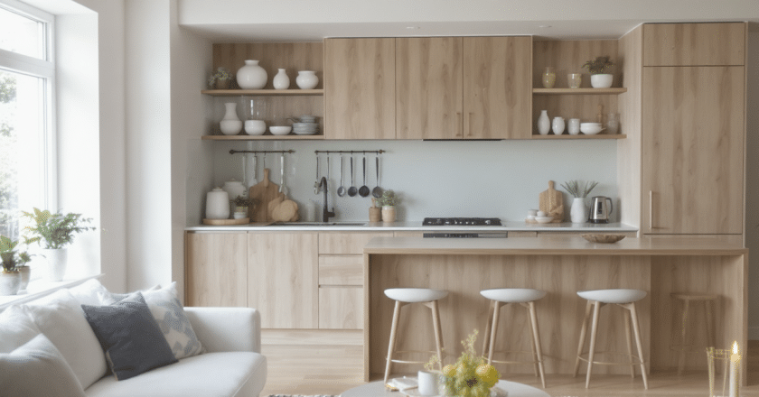 Les solutions ingénieuses des architectes pour transformer une petite cuisine ouverte en un espace élégant et fonctionnel