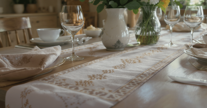 Élégance sur nos tables : découvrez les chemins de table les plus raffinés