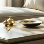 Or 9 carats : caractéristiques et usages pour objets décoratifs ou bijoux d’intérieur