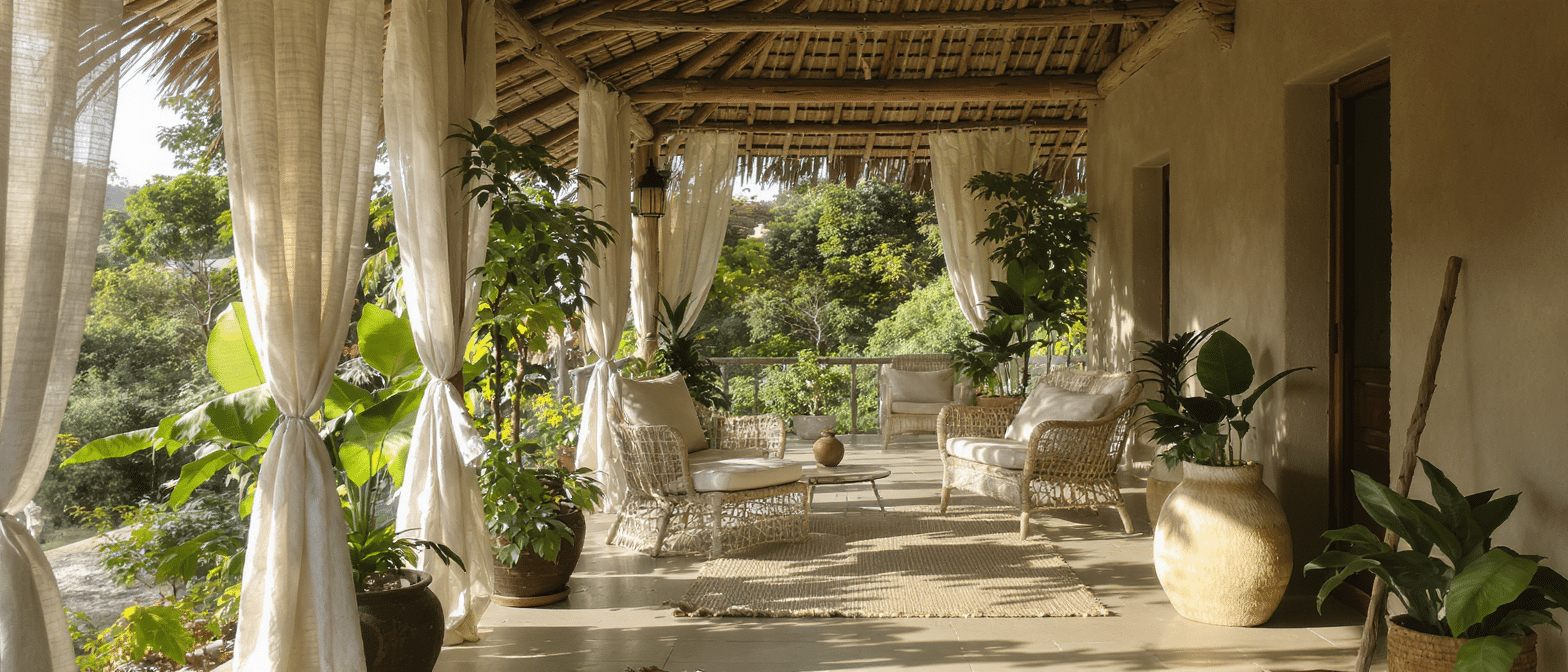 d&eacute;couvrez un refuge naturel et &eacute;pur&eacute; au c&oelig;ur de l'inde, un havre de paix offrant s&eacute;r&eacute;nit&eacute; et immersion dans la beaut&eacute; sauvage.