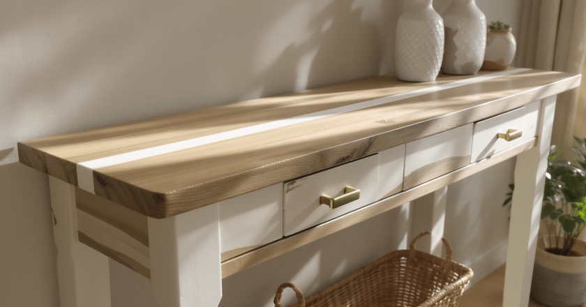 DIY IKEA : Créez une console design unique pour sublimer votre entrée
