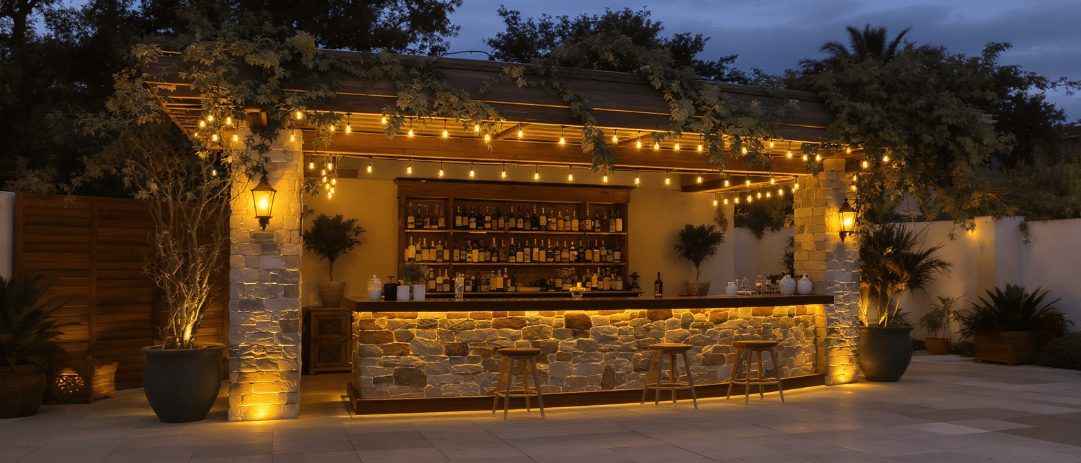 d&eacute;couvrez les astuces et conseils des architectes pour am&eacute;nager un bar ext&eacute;rieur chic et convivial, alliant esth&eacute;tique et convivialit&eacute; pour vos espaces en plein air.
