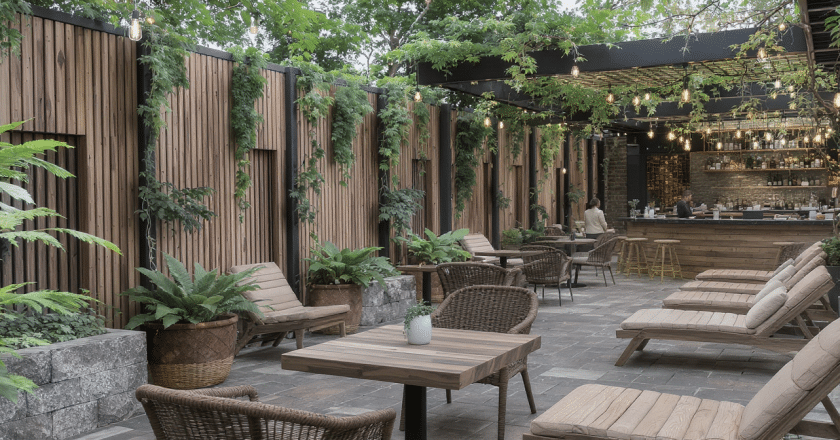 Les secrets déco des architectes pour créer un bar extérieur chic et convivial