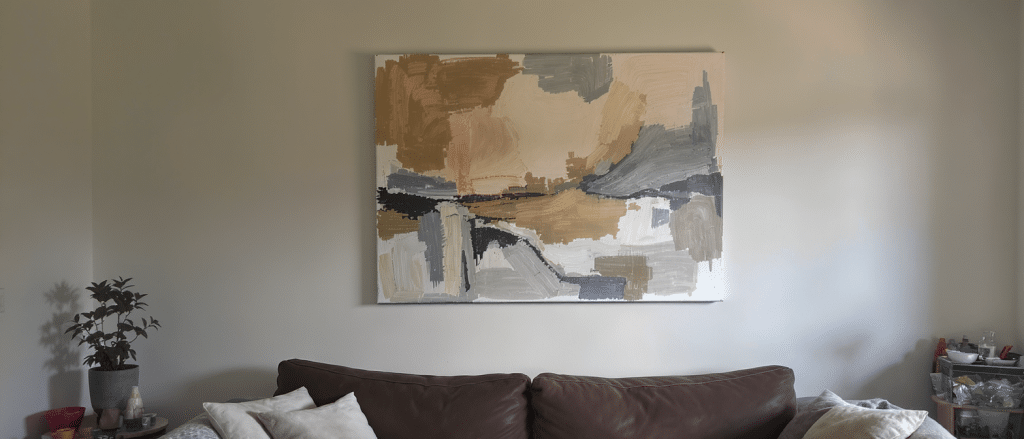 d&eacute;couvrez comment cr&eacute;er un tableau xxl fait maison pour transformer votre mur vide et sublimer votre int&eacute;rieur avec ce projet diy facile et original.