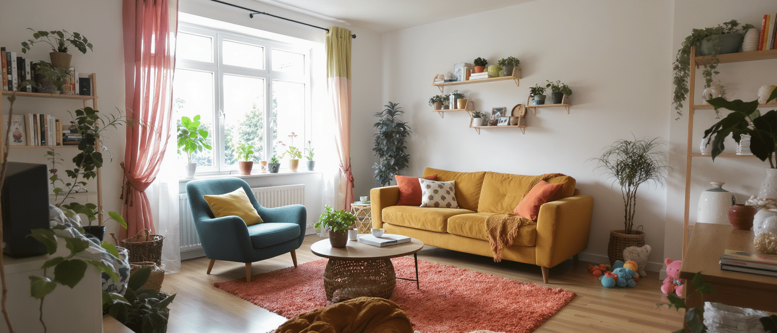 d&eacute;couvrez comment une maison familiale &agrave; la p&eacute;riph&eacute;rie de paris se m&eacute;tamorphose en un refuge lumineux et color&eacute;, alliant confort et style pour toute la famille.
