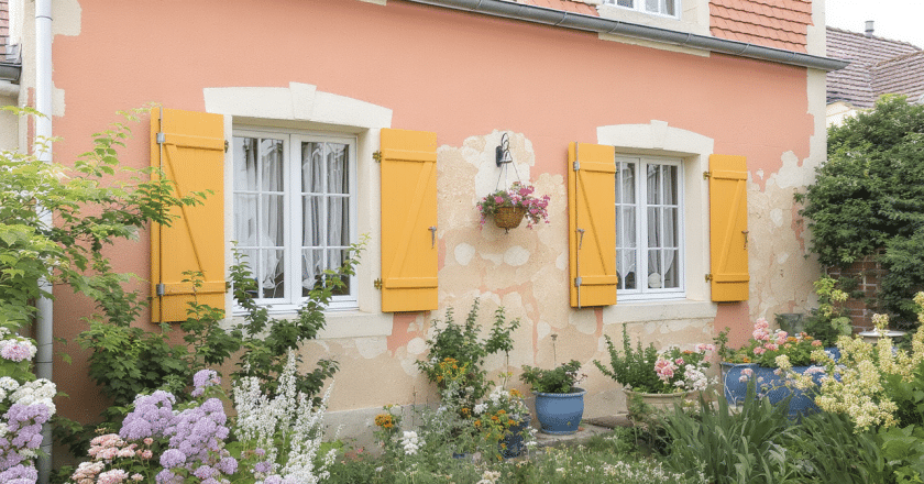 À la périphérie de Paris, une maison familiale se transforme en un havre lumineux et haut en couleurs
