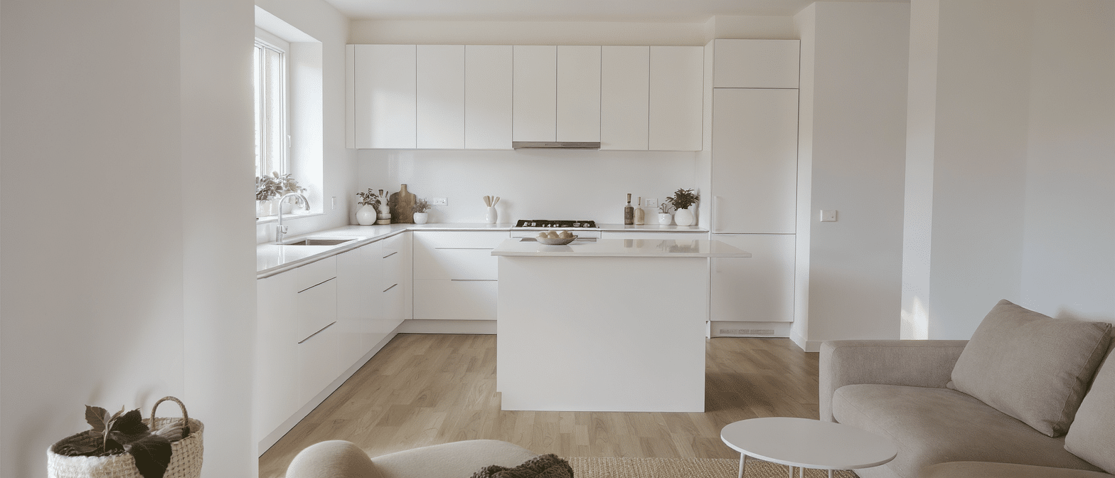 d&eacute;couvrez comment am&eacute;nager une cuisine ouverte &eacute;pur&eacute;e et harmonieuse avec votre salon gr&acirc;ce &agrave; mes astuces indispensables pour un espace convivial et moderne.