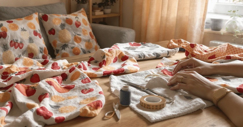 Créez vos propres coussins, rideaux et serviettes aux motifs fruités : notre tutoriel DIY étape par étape