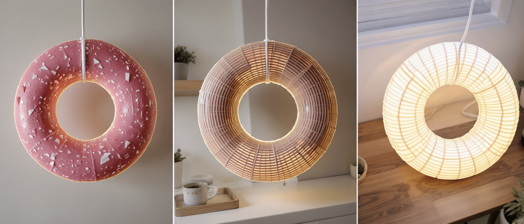 d&eacute;couvrez 3 fa&ccedil;ons ing&eacute;nieuses de transformer la c&eacute;l&egrave;bre lampe &laquo; donut &raquo; d'ikea gr&acirc;ce &agrave; notre guide de hacks cr&eacute;atifs et faciles &agrave; r&eacute;aliser.