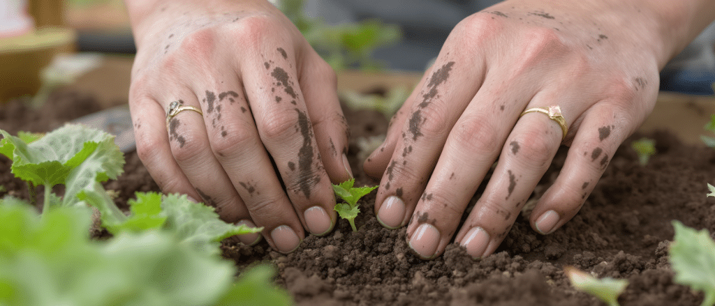d&eacute;couvrez une astuce &eacute;tonnante pour pratiquer le jardinage tout en gardant des ongles propres et impeccables, sans aucune trace de terre.