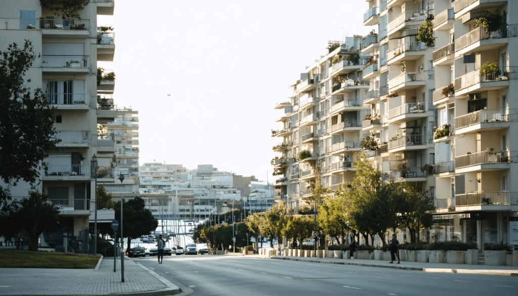 d&eacute;couvrez l'&eacute;volution urbanistique de port marianne, un quartier r&eacute;sidentiel moderne et dynamique de montpellier, alliant innovation, qualit&eacute; de vie et d&eacute;veloppement durable.