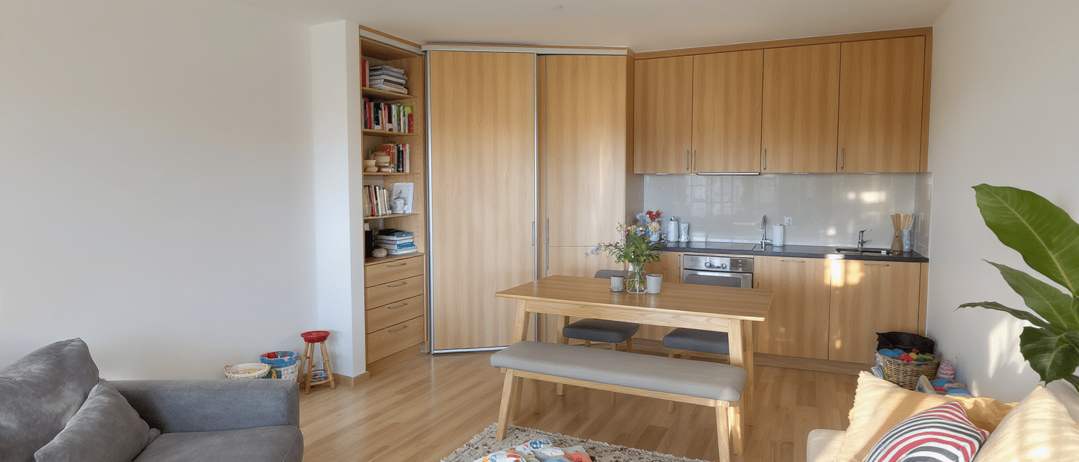 découvrez comment cet appartement familial a gagné 20 m² de surface habitable de manière astucieuse, sans modifier les murs, grâce à une rénovation intelligente et optimisée.