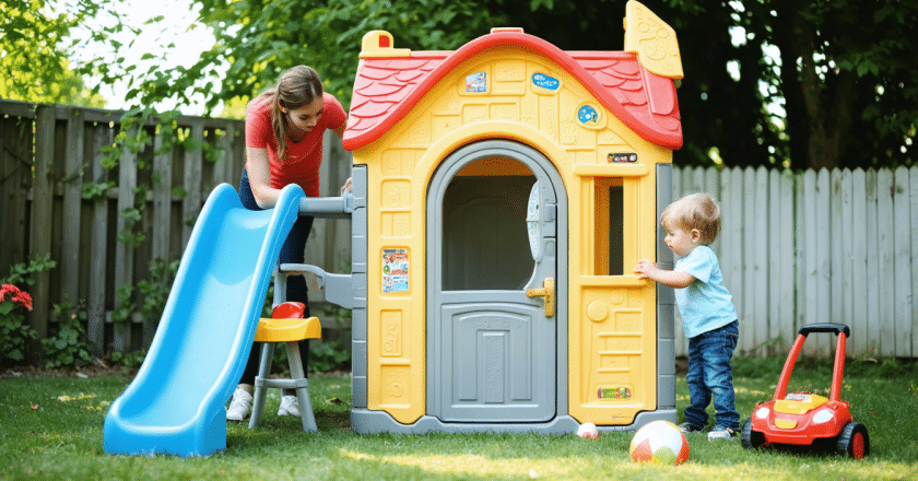 Maison Smoby : les critères de sécurité et de montage des cabanes de jardin pour enfants
