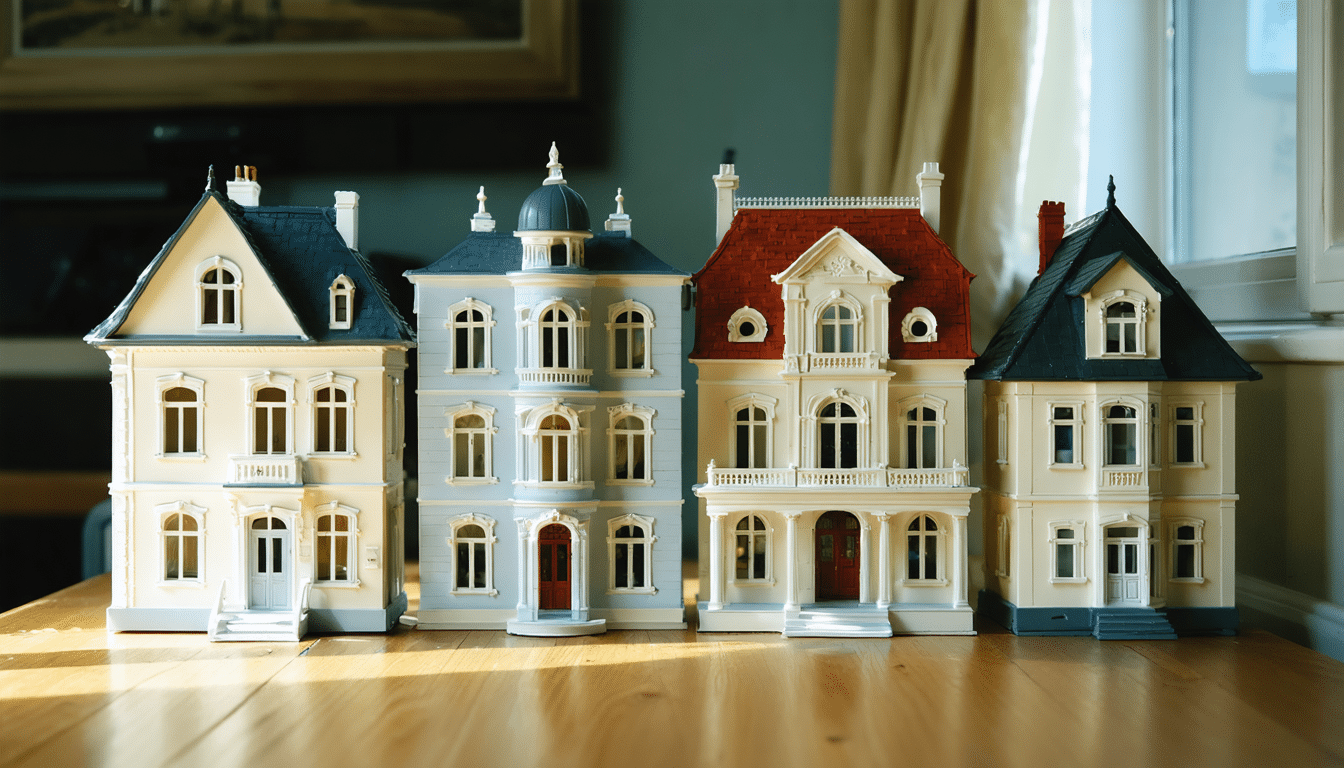d&eacute;couvrez l'&eacute;volution des mod&egrave;les architecturaux de la maison de barbie, reflet des tendances et styles &agrave; travers les d&eacute;cennies du jouet embl&eacute;matique.