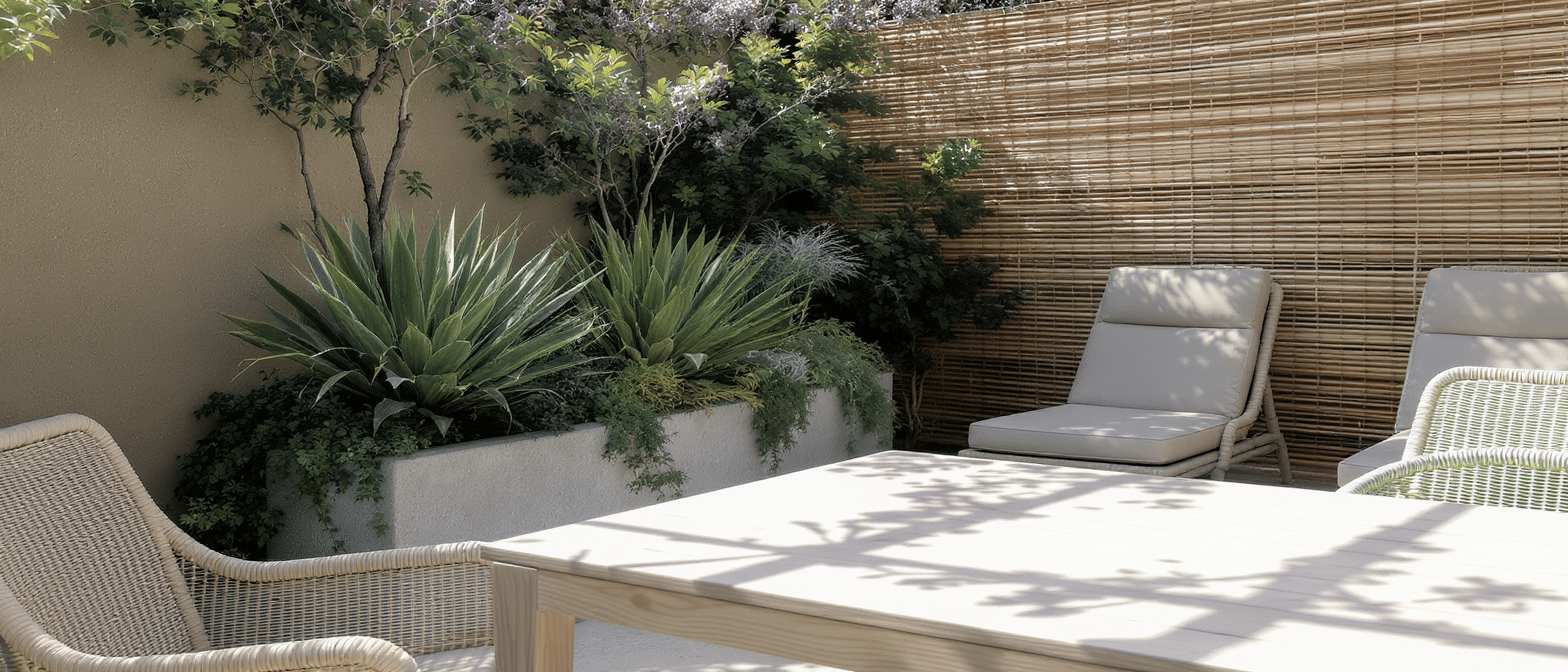 d&eacute;couvrez comment le mobilier en mat&eacute;riaux naturels transforme votre jardin en un espace &eacute;l&eacute;gant et relaxant, alliant confort et style &eacute;cologique.