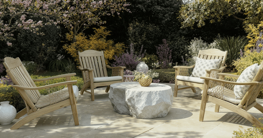 Mobilier en matériaux naturels : la nouvelle tendance pour un jardin élégant et relaxant
