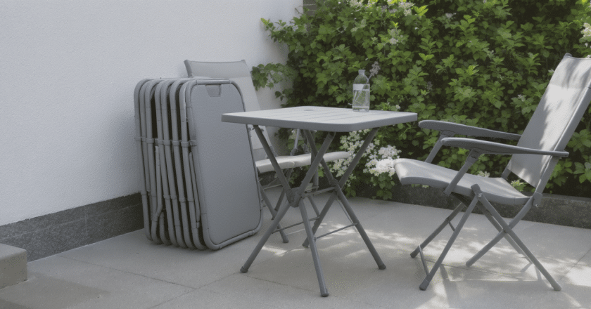 Optimisez votre espace avec un salon de jardin pliable et pratique