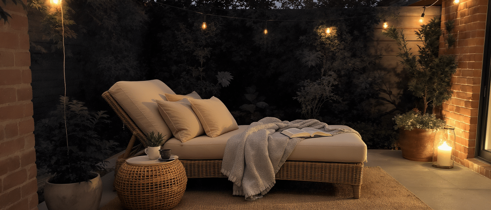 d&eacute;couvrez les incontournables pour am&eacute;nager un coin lecture ext&eacute;rieur ultra confortable et chaleureux, alliant d&eacute;tente, style et ambiance conviviale.